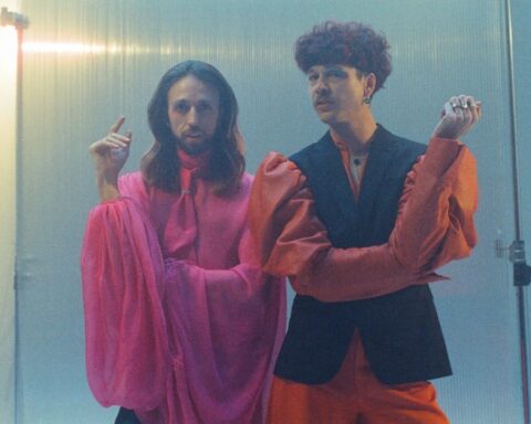 Esteman junto a Goyo de Bandalos Chinos