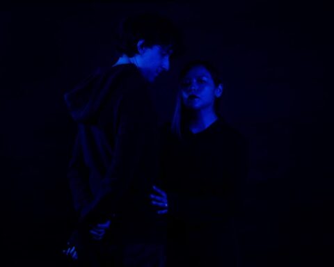 Sexores en un fondo azul casi indistinguibles