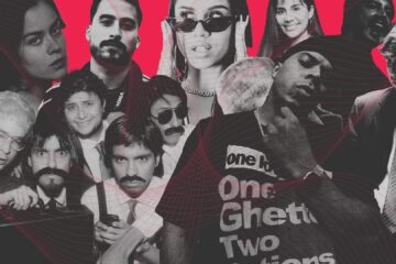 Nero Lvigi, Suerte Campeón y otros artistas peruanos con nueva música en un collage con fondo rojo