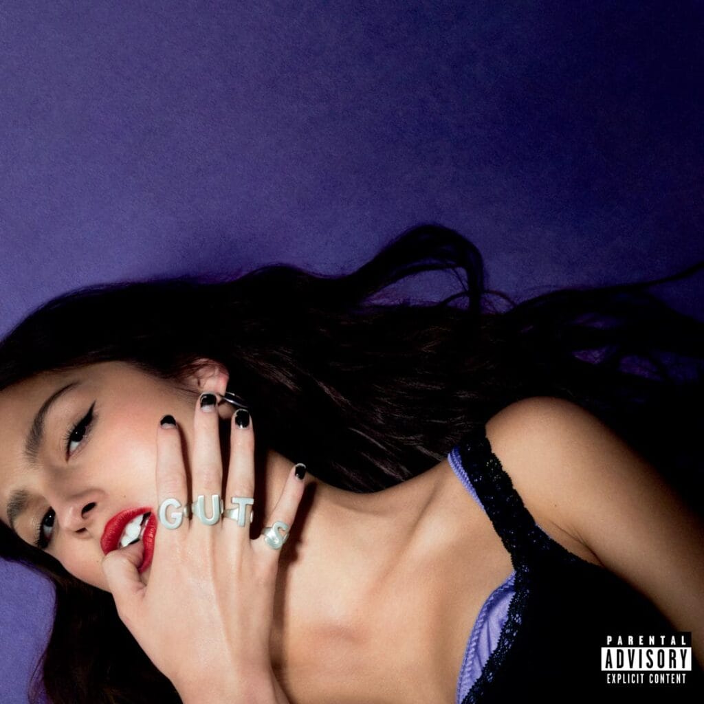 Discos internacionales del 2023: Portada del disco GUTS por Olivia Rodrigo