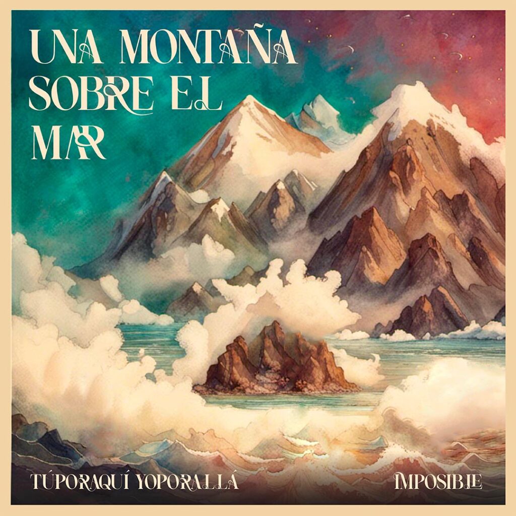 Portada del EP Una Montaña Sobre el Mar por Túporaquí Yoporallá e Imposible