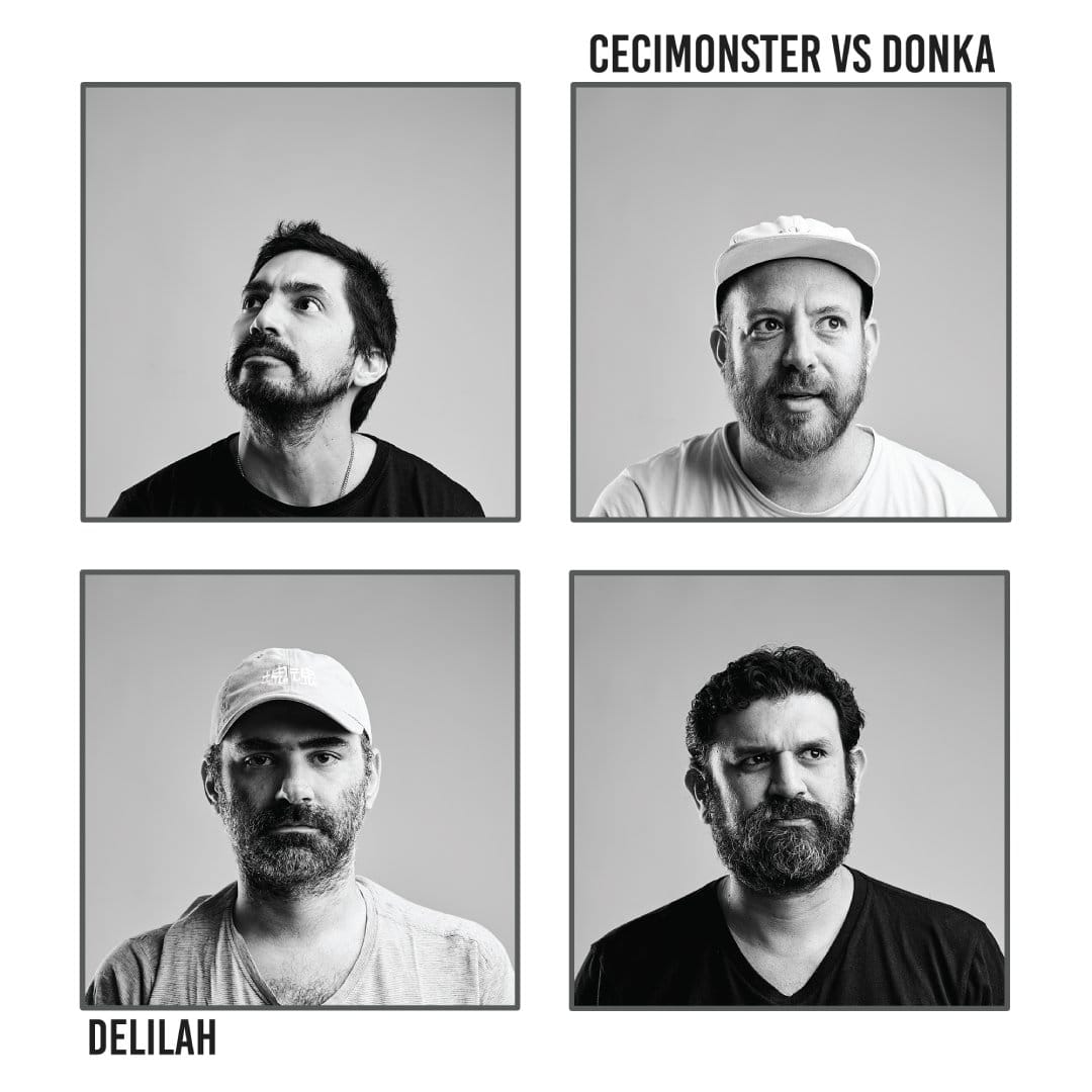 Cecimonster vs Donka en la portada de su disco Delilah