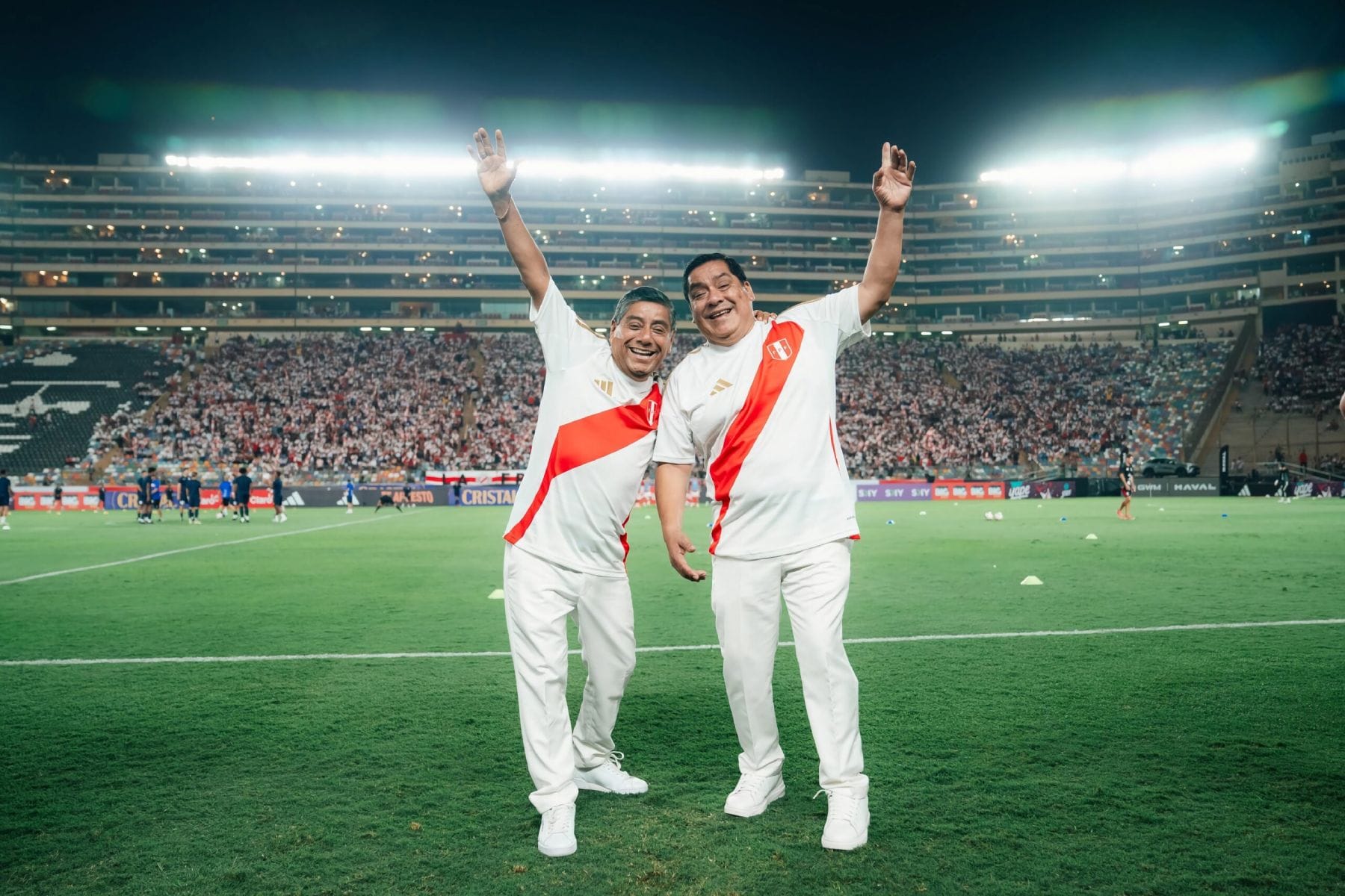 Walter y Javier en el Estadio Monumental (2024)