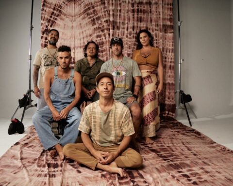 Laguna Pai en el estudio fotográfico