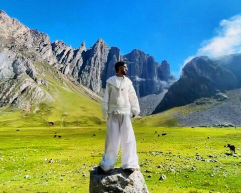 Maw LaMotta en el bosque de piedras