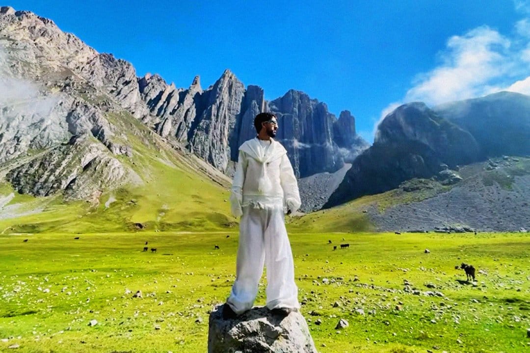 Maw LaMotta en el bosque de piedras