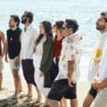 La Garfield y María Centeno en la playa