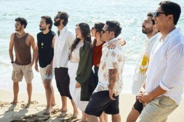 La Garfield y María Centeno en la playa