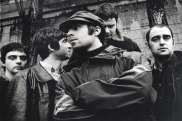Oasis en Paris, capturado por Jill Furmanovsky. 1995