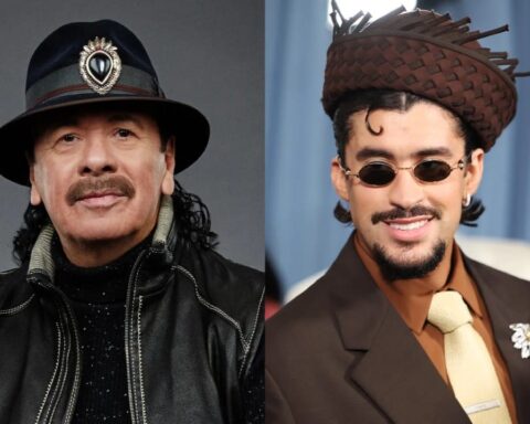Carlos Santana y Bad Bunny