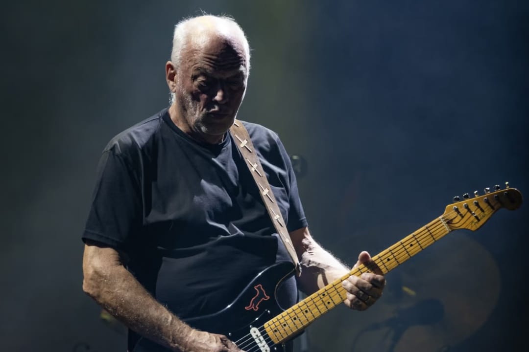 David Gilmour tocando en vivo