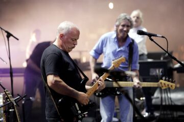 David Gilmour y Roger Waters en Live 8