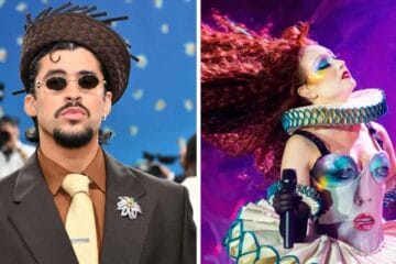 Bad Bunny y Chapell Roan en los Grammy 2026
