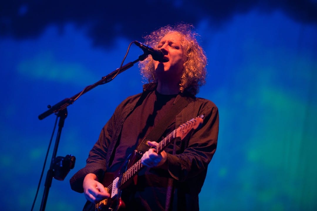 Kevin Shields de My Bloody Valentine en concierto