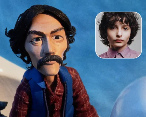 George Harrison y Finn Wolfhard