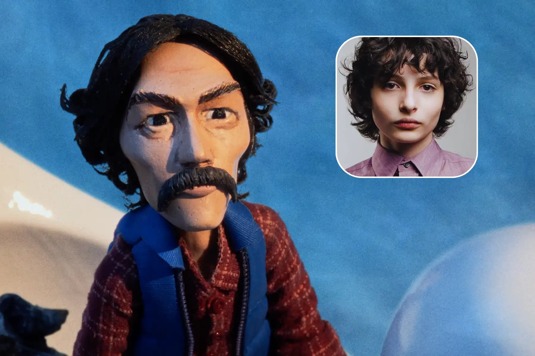 George Harrison y Finn Wolfhard