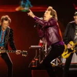 The Rolling Stones en pleno concierto