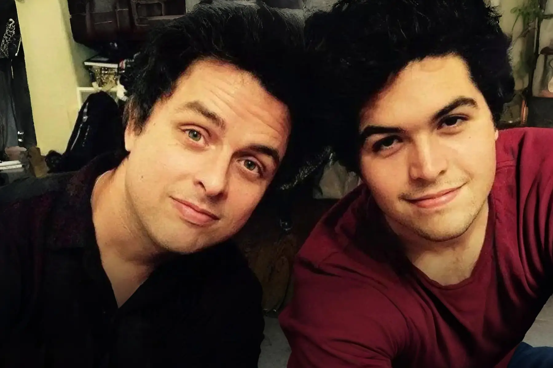 Billie Joe Armstrong y su hijo Jakob