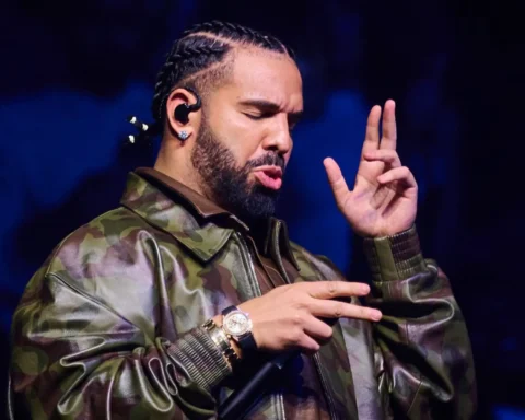 Drake sobre el escenario