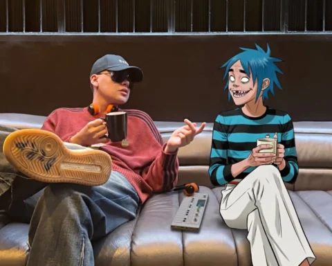 2D de Gorillaz junto a Bizarrap en el estudio