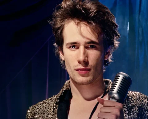 Jeff Buckley en la portada de Grace