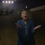 Morrissey en la sesión de su álbum Make Up is a Lie