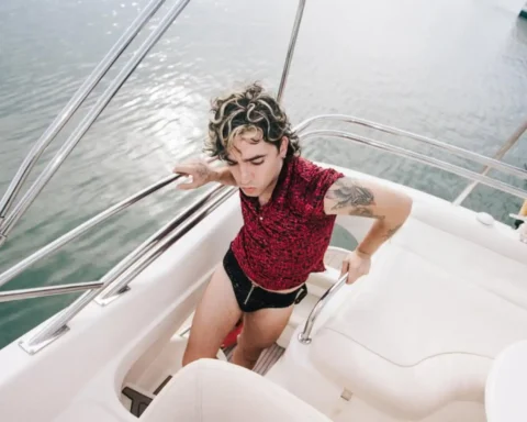 Ralphie Choo en un yate