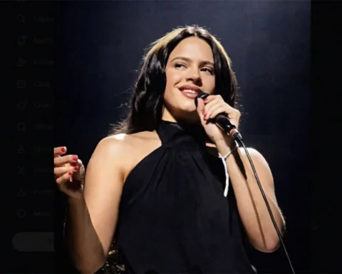 Rosalía en concierto pro Palestina en Barcelona