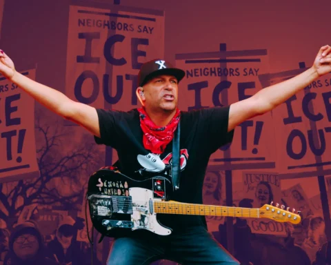 Tom Morello protesta contra ICE