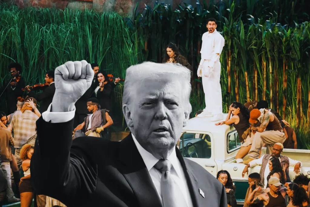 Bad Bunny y Donald Trump