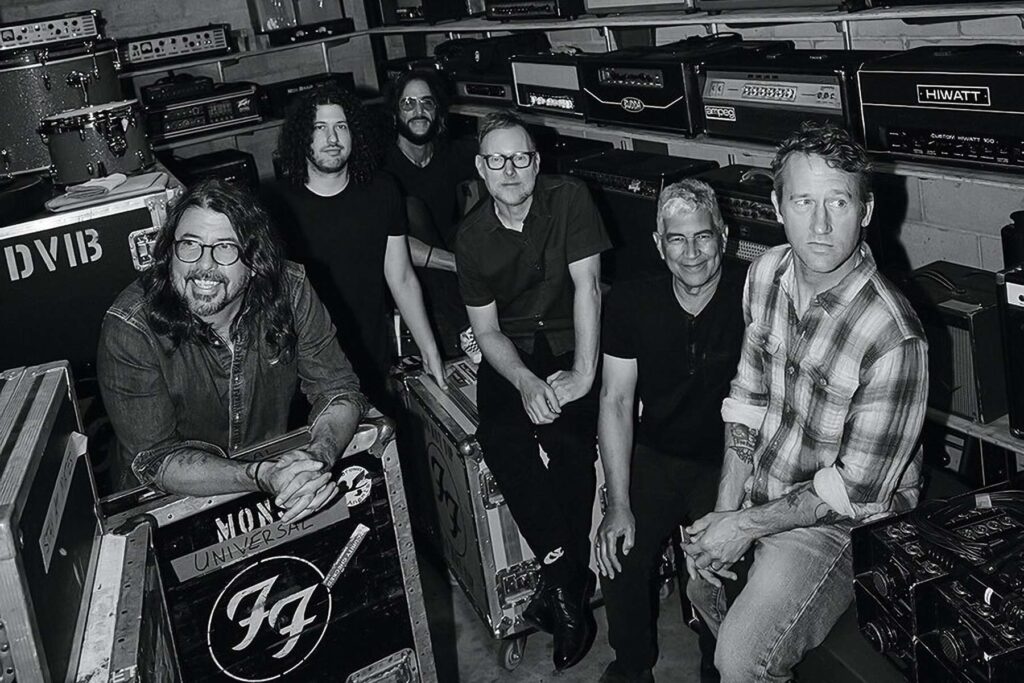 Foo Fighters en el estudio de grabación