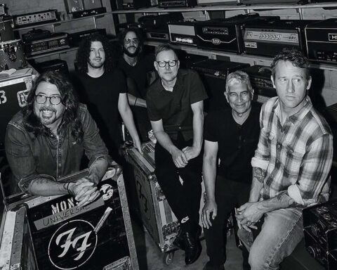 Foo Fighters en el estudio de grabación