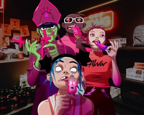 Gorillaz en su tienda de L.A.