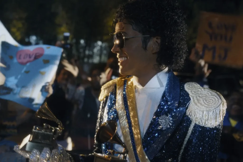 Michael Jackson en su biopic Michael (2026)