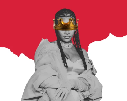 Rihanna con su disco Anti