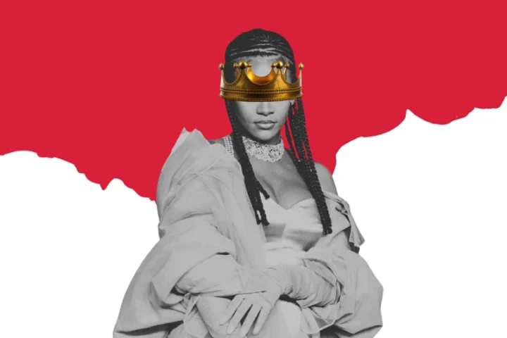 Rihanna con su disco Anti