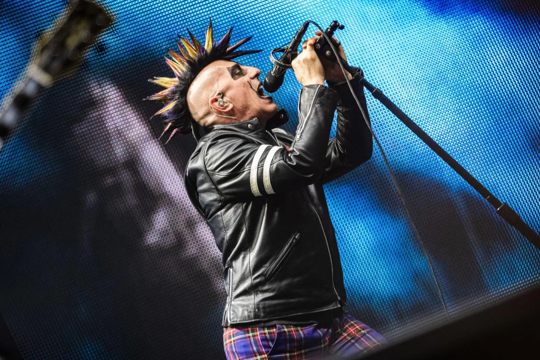 Tool y su vocalista cantando con el micro