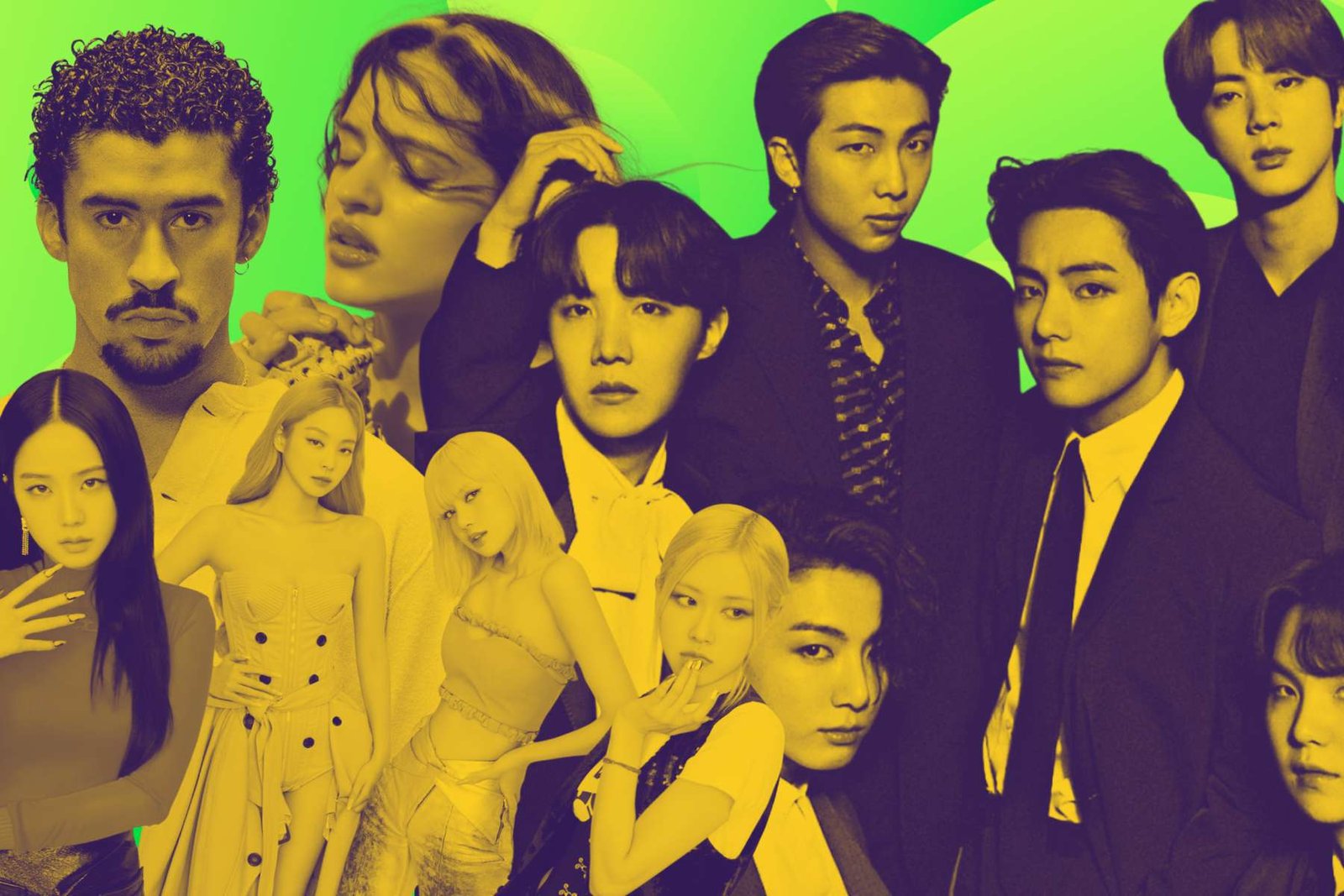 Bad Bunny, Rosalía, BTS y Blackpink dominan Spotify