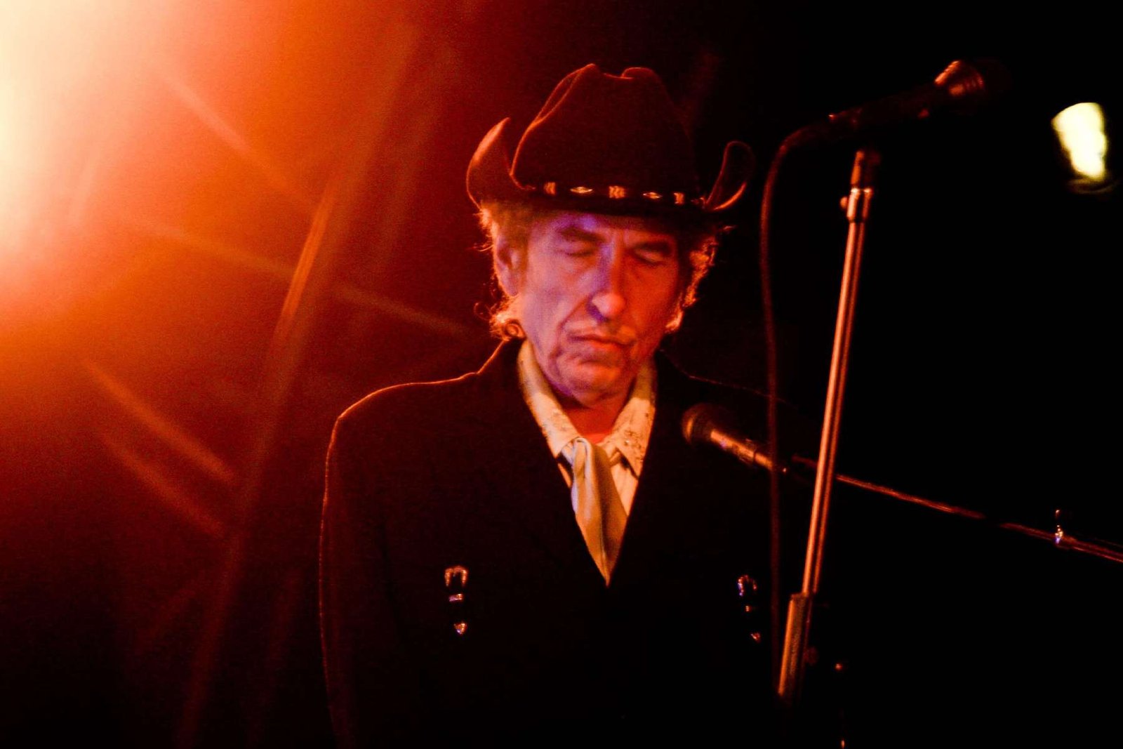 Bob Dylan sobre el escenario