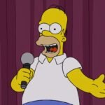 Homero Simpson cantando