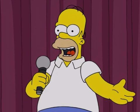 Homero Simpson cantando