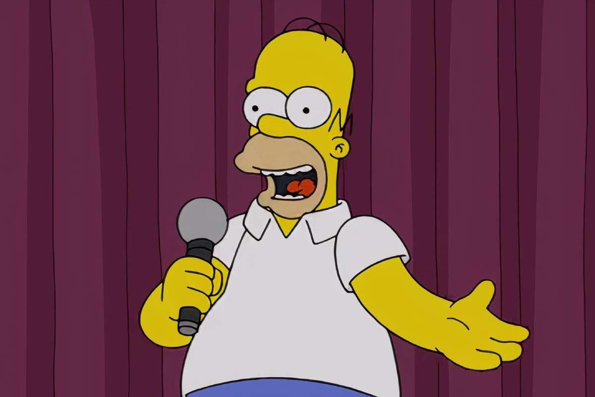 Homero Simpson cantando
