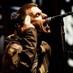 Liam Gallagher en el escenario