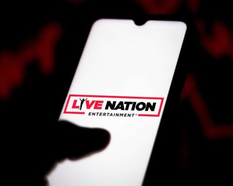 Live Nation en un teléfono móvil