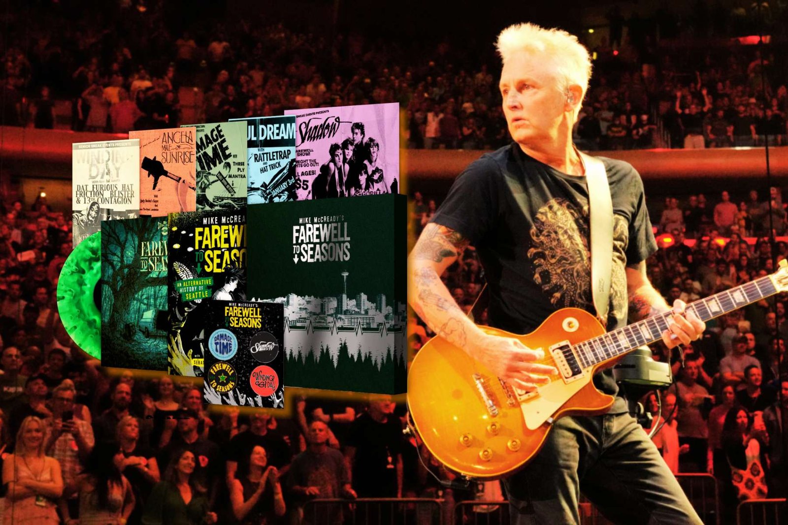 Mike McCready con su nuevo álbum y comic
