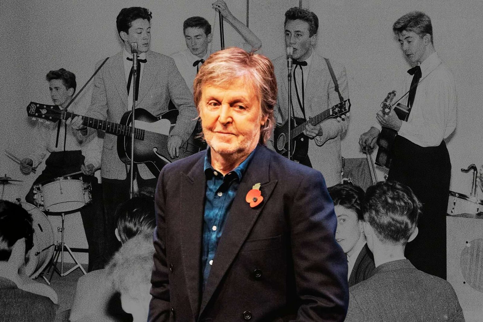 Paul McCartney con The Quarrymen