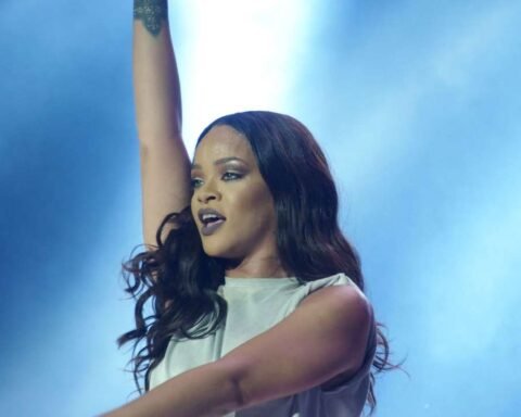 Rihanna en el escenario