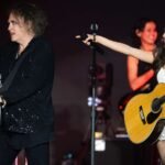 Robert Smith y Olivia Rodrigo en Glastonbury 2025