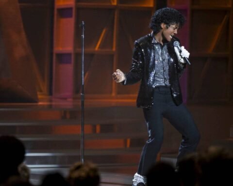 Michael Jackson bailando en su biopic