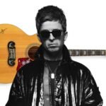 Noel Gallagher con su Epiphone acústica